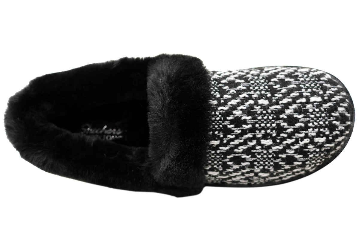 Skechers Womens Cozy Campfire Crystal Sky Comfortable Slippers