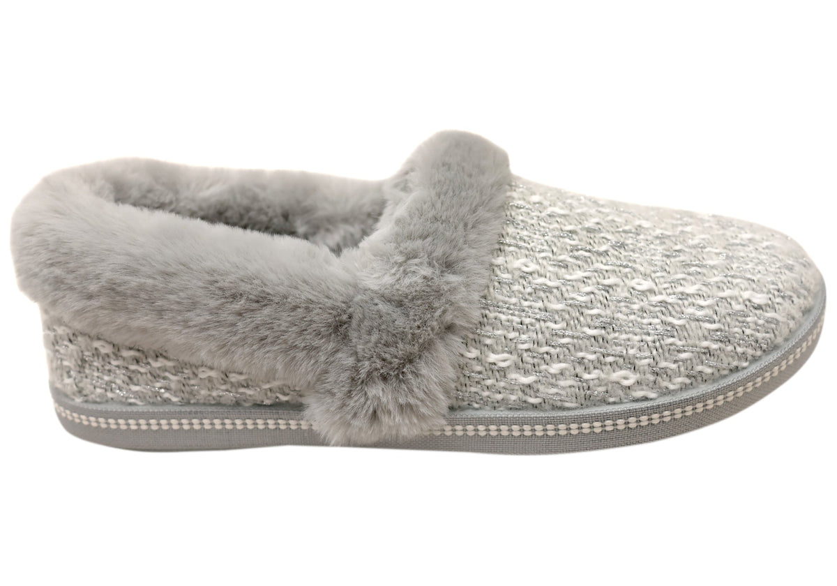 Skechers Womens Cozy Campfire Crystal Sky Comfortable Slippers