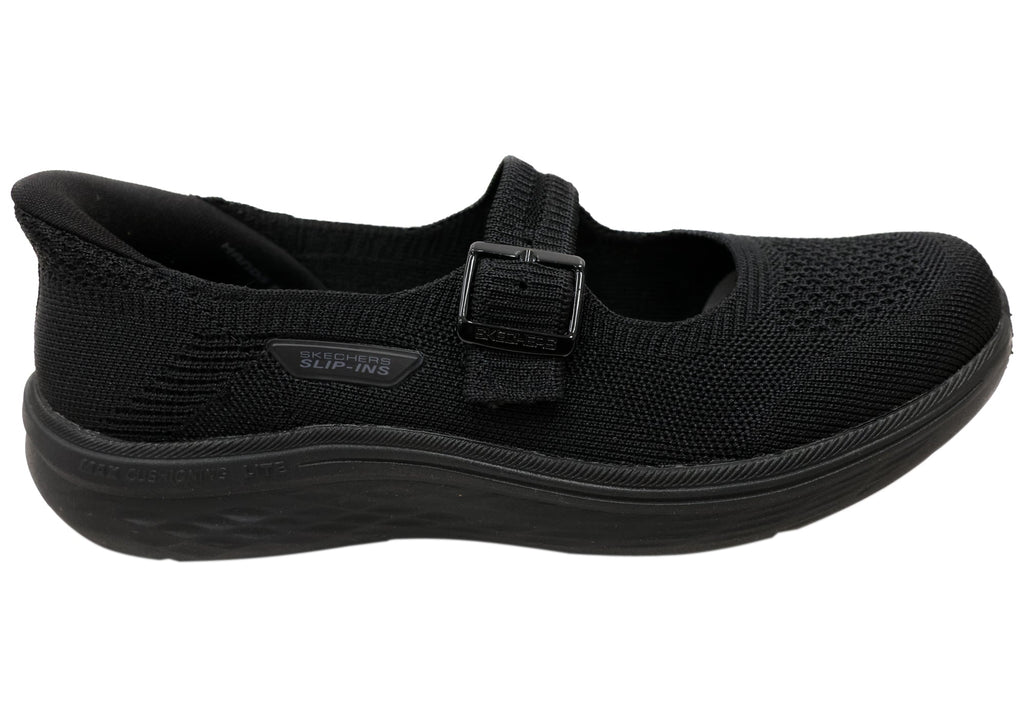 Skechers Womens Slip Ins Max Cushioning Lite Aura Mary Jane Shoes