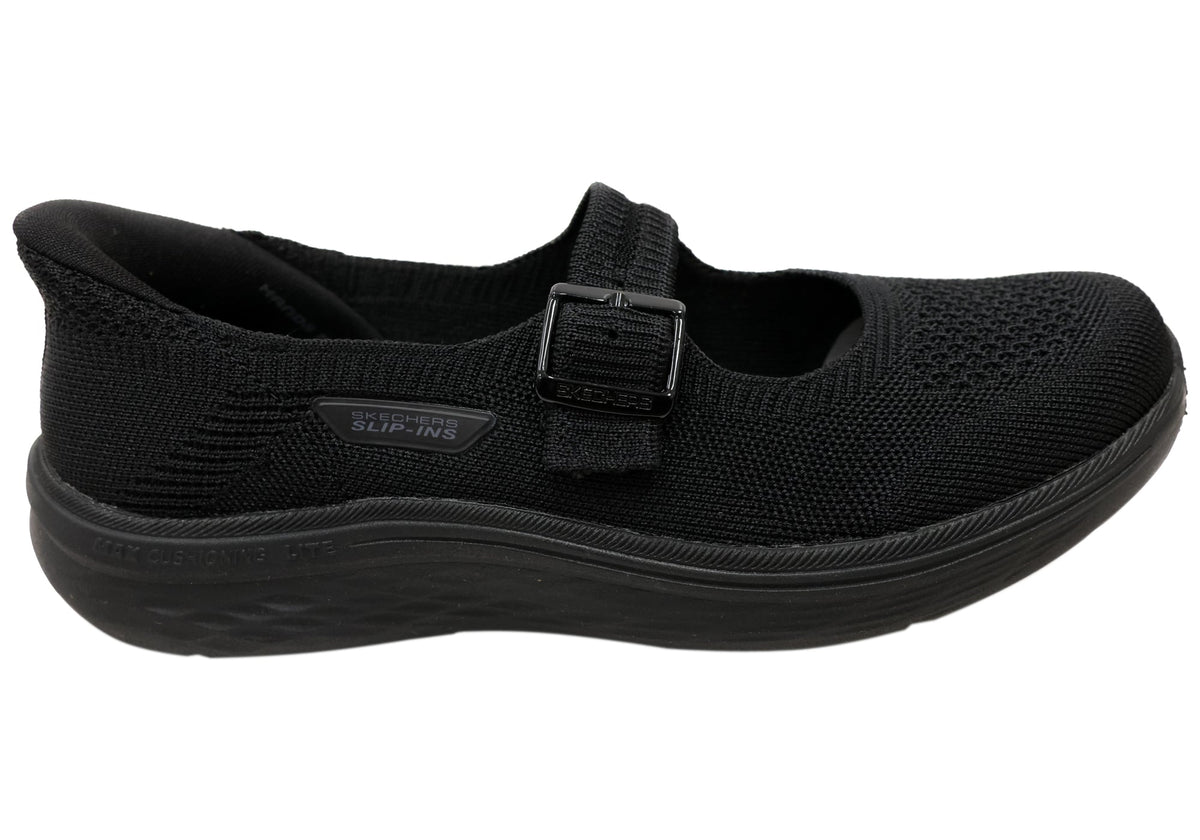 Skechers Womens Slip Ins Max Cushioning Lite Aura Mary Jane Shoes
