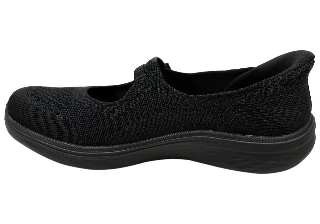 Skechers Womens Slip Ins Max Cushioning Lite Aura Mary Jane Shoes