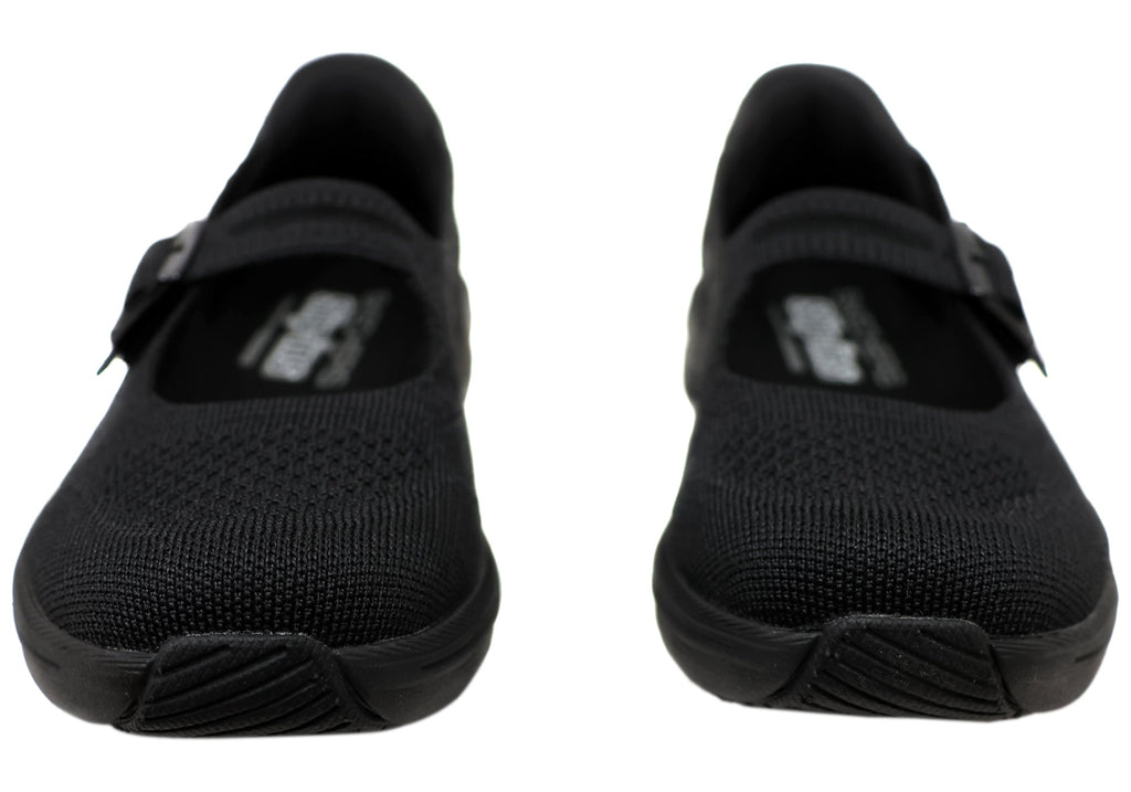 Skechers Womens Slip Ins Max Cushioning Lite Aura Mary Jane Shoes