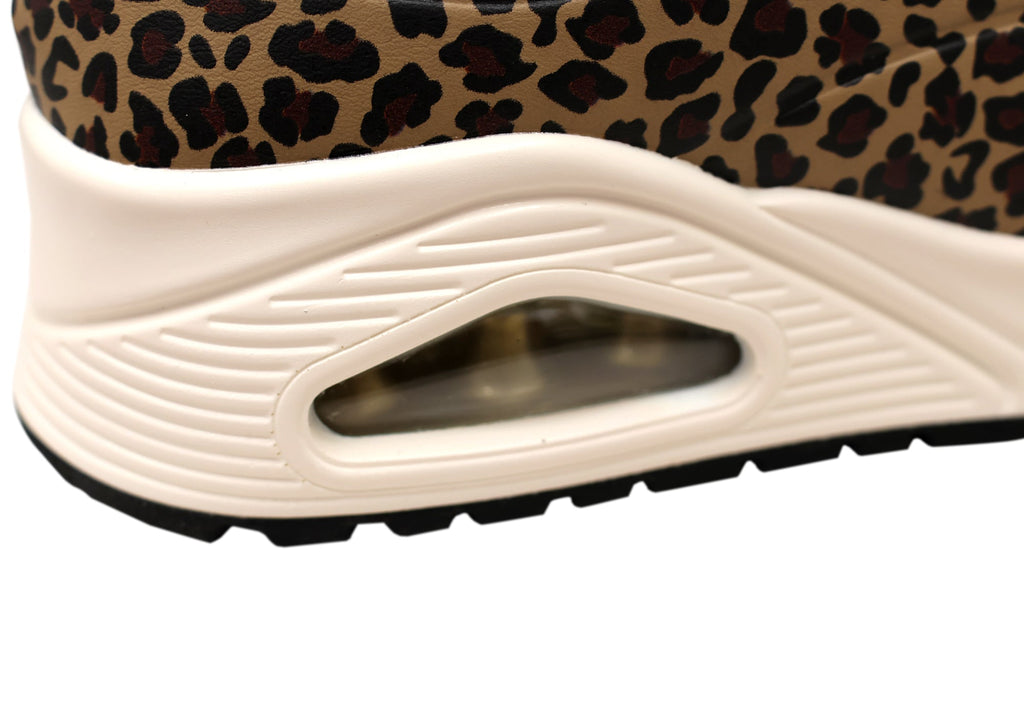 Skechers Womens Uno Kat Neato Comfortable Lace Up Shoes