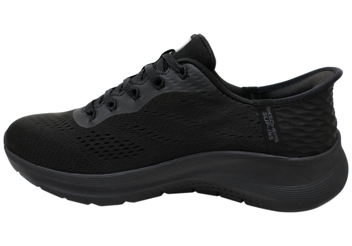 Skechers Womens Slip In Arch Fit 2.0 Easy Chic Wide Fit Comfort Shoes