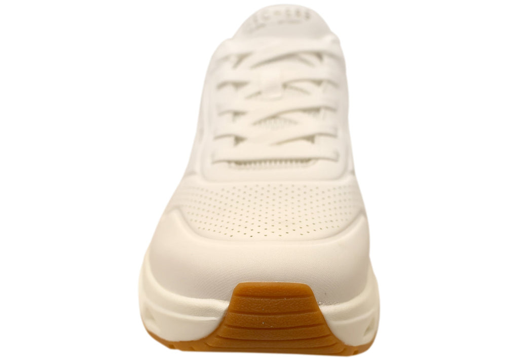 Skechers Womens Slip Ins Uno Glide Step Glide On Air Comfortable Shoes