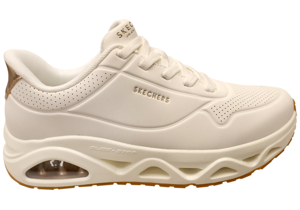Skechers Womens Slip Ins Uno Glide Step Glide On Air Comfortable Shoes