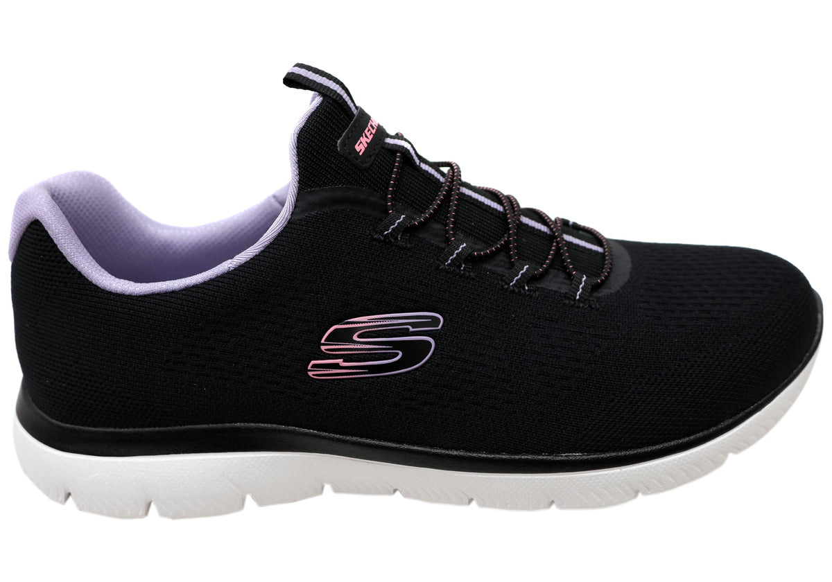 Skechers Womens Radiant Flow Wide Fit Comfortable Slip On Shoes