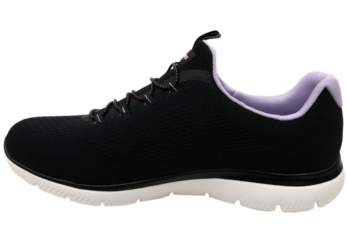 Skechers Womens Radiant Flow Wide Fit Comfortable Slip On Shoes