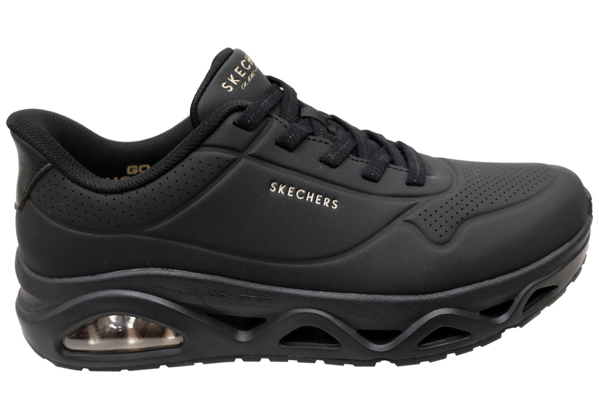 Skechers Womens Slip Ins Uno Glide Step Glide On Air Comfortable Shoes
