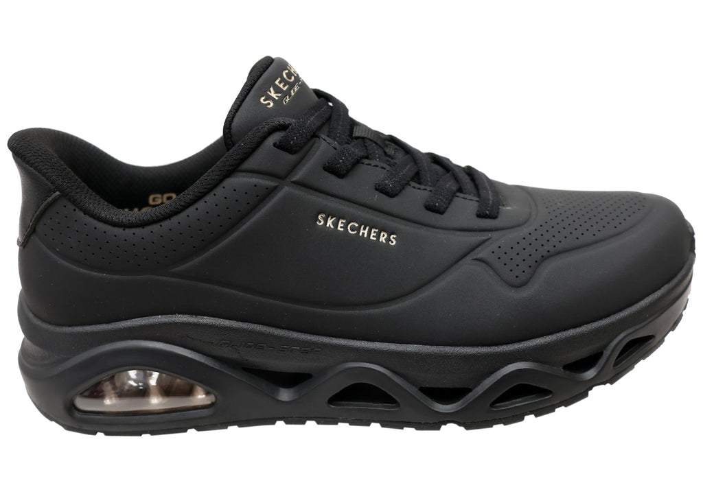 Skechers Womens Slip Ins Uno Glide Step Glide On Air Comfortable Shoes