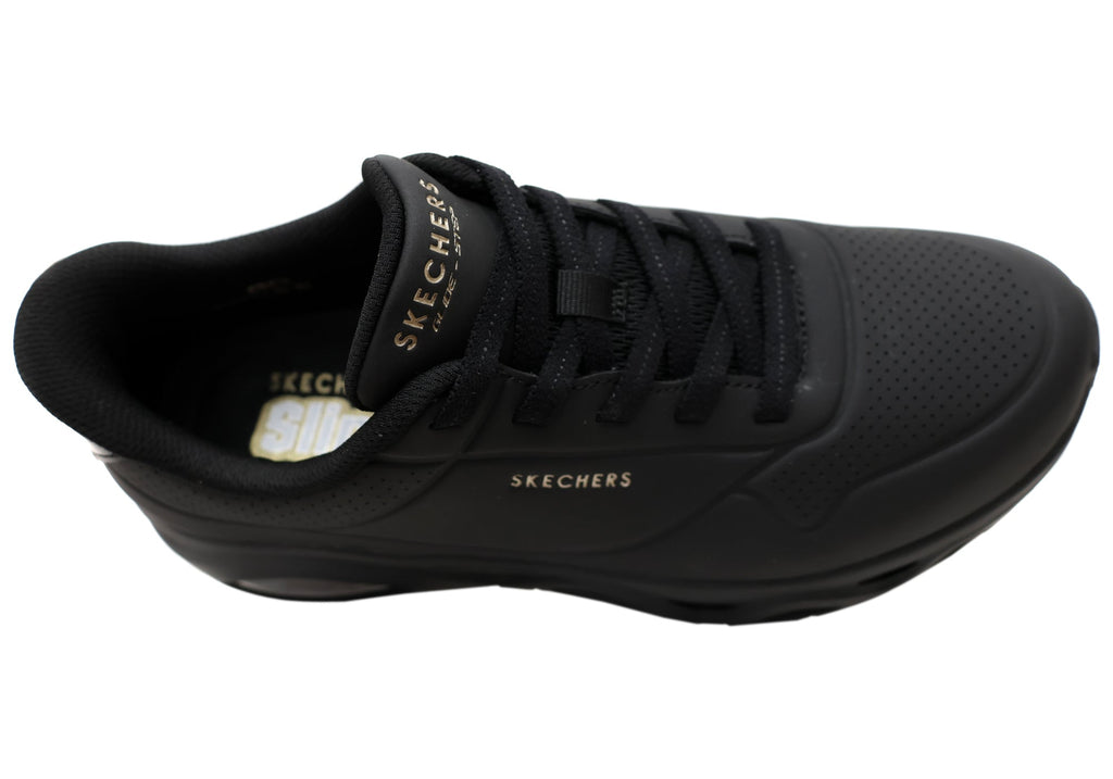 Skechers Womens Slip Ins Uno Glide Step Glide On Air Comfortable Shoes