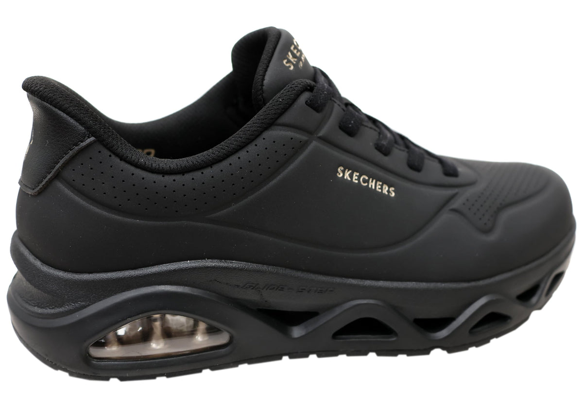 Skechers Womens Slip Ins Uno Glide Step Glide On Air Comfortable Shoes