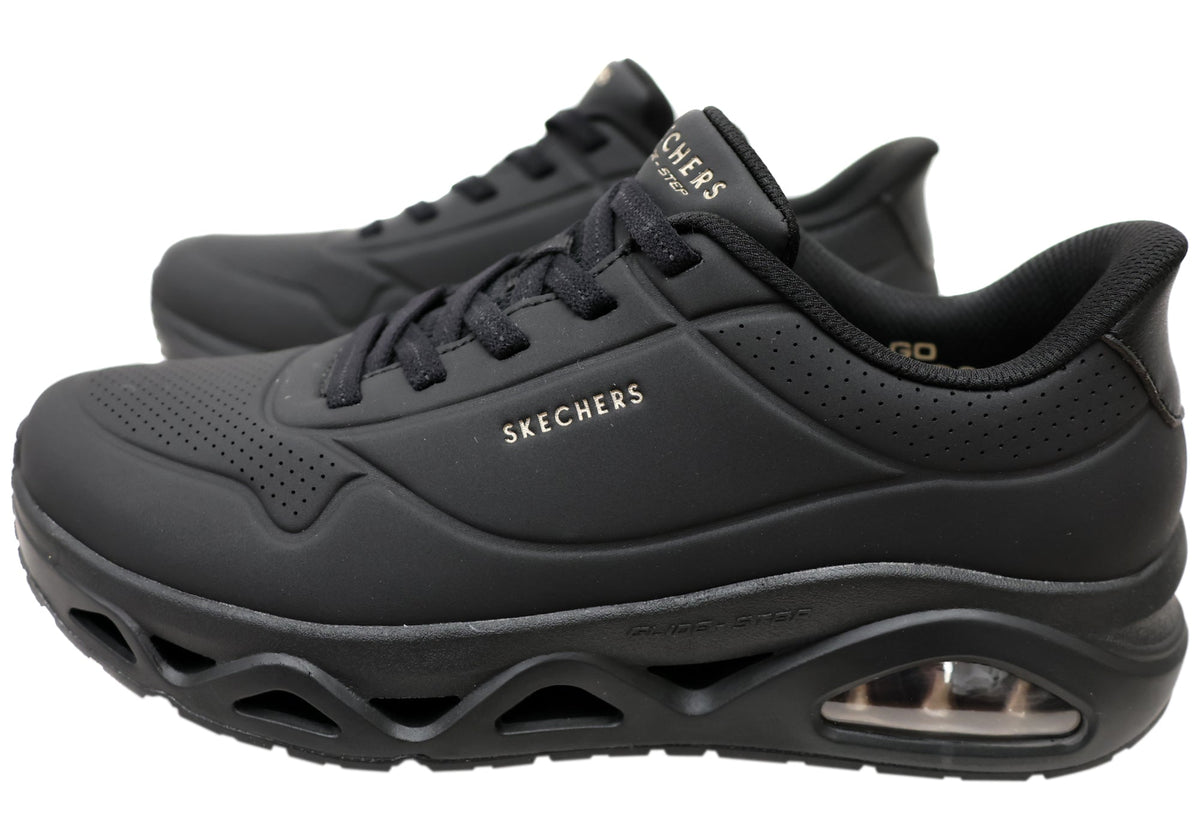 Skechers Womens Slip Ins Uno Glide Step Glide On Air Comfortable Shoes