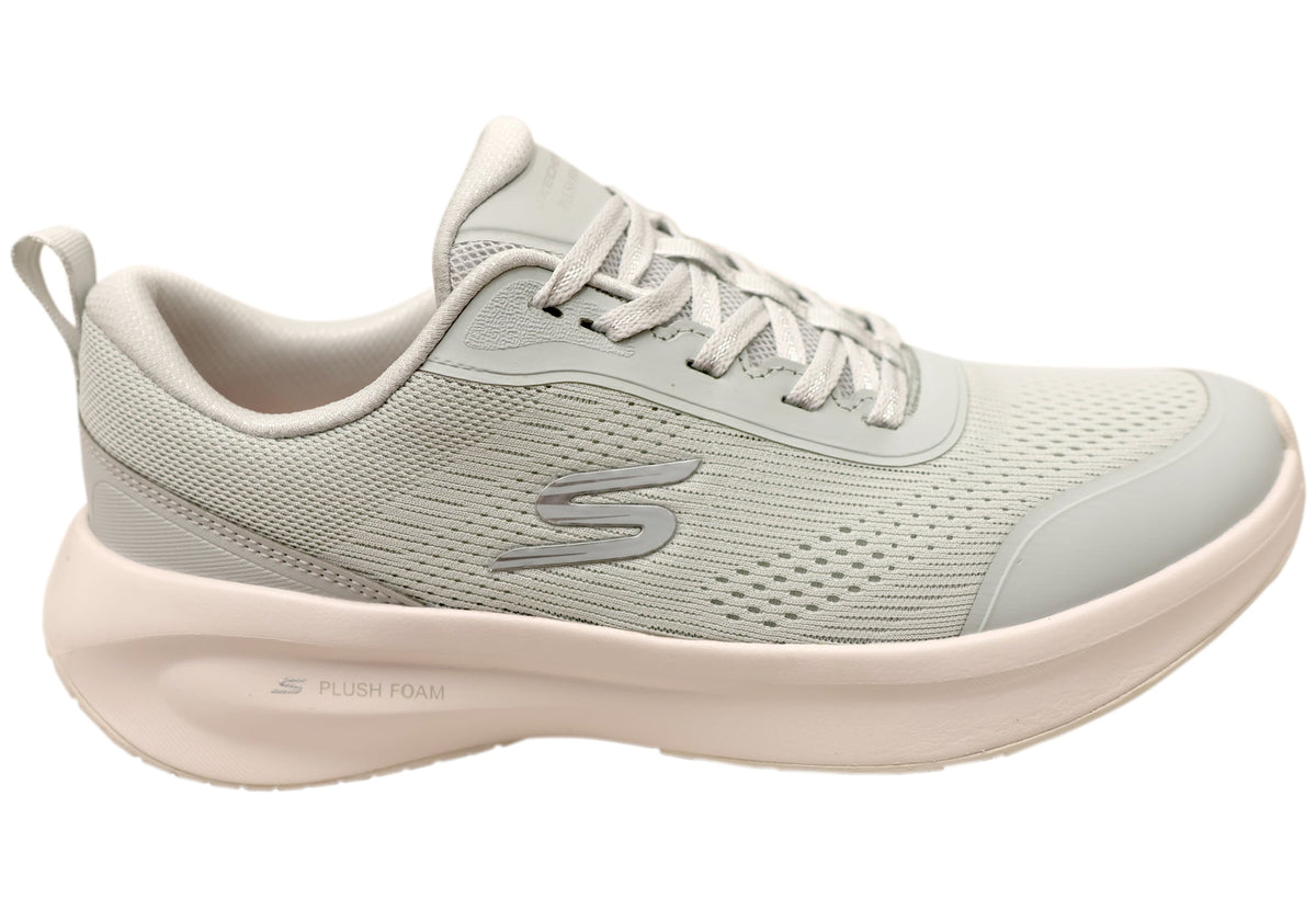 Skechers Womens Plush Foam Comfortable Lace Up Athletic Shoes