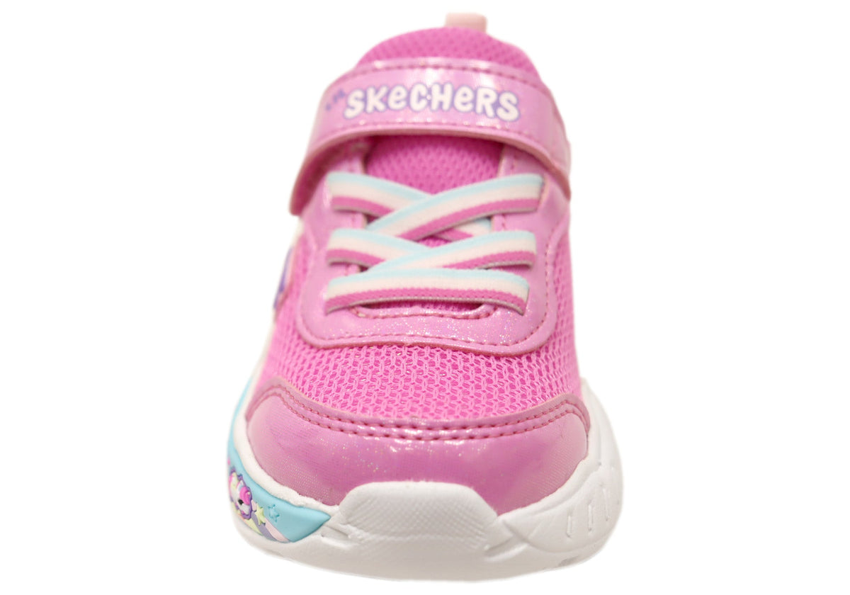 Skechers Kids Infants Girls Play Scene Fun Squad Comfortable Shoes