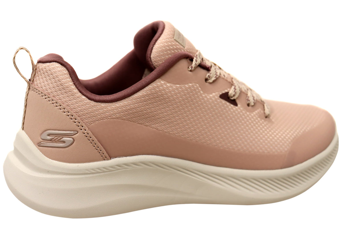 Skechers Womens BOBS Sport Moda Flex Comfortable Lace Up Shoes