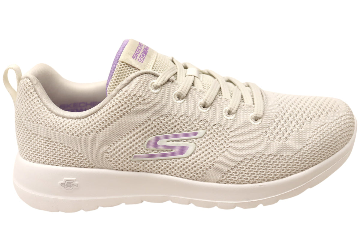 Skechers Womens GO Walk Joy Violet Extra Wide Fit Shoes