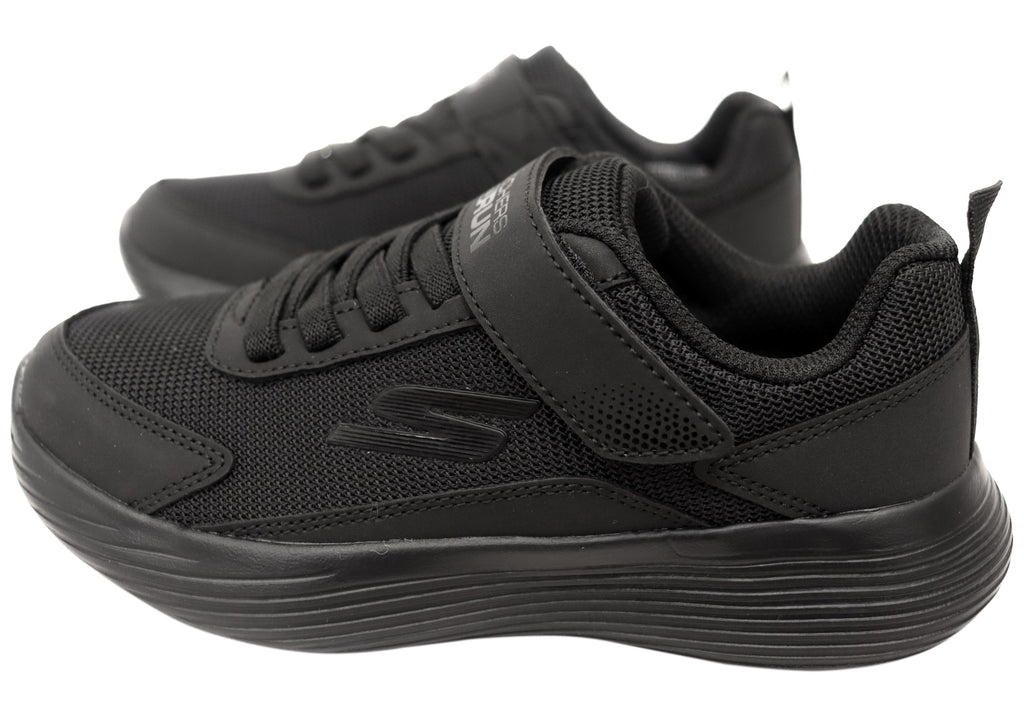 Skechers Kids GOrun 400 V2 Strarvo Comfortable Black Shoes