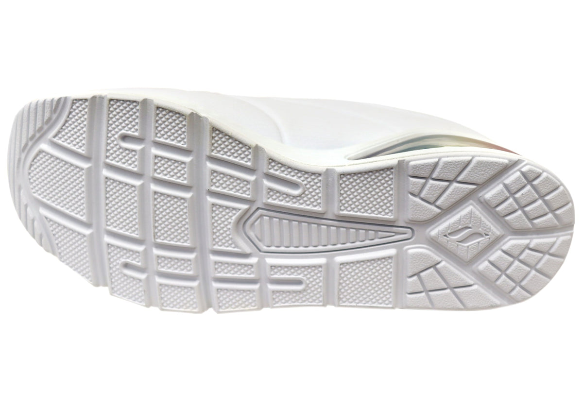 Skechers Womens Uno 2 Floating Love Comfortable Lace Up Shoes