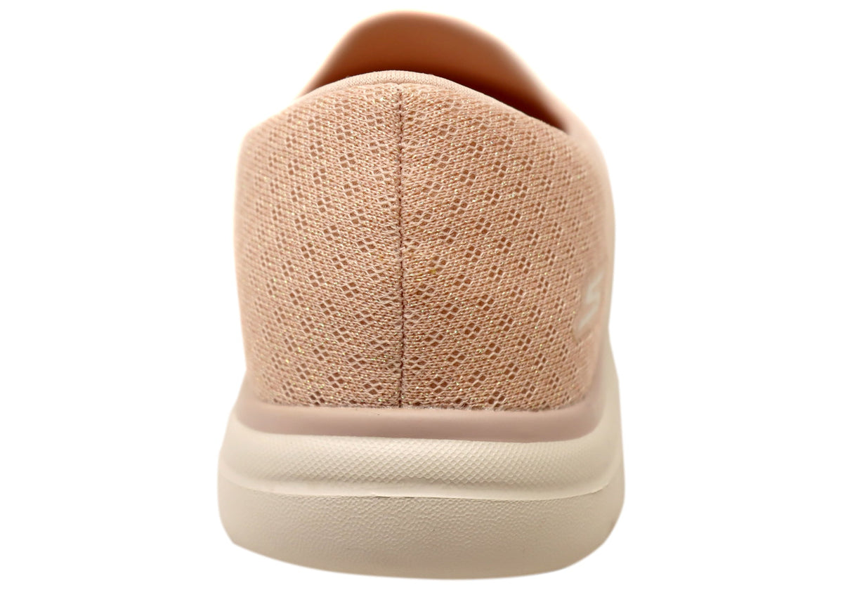 Skechers Womens On The Go Flex Charm Comfortable Shoes Rose