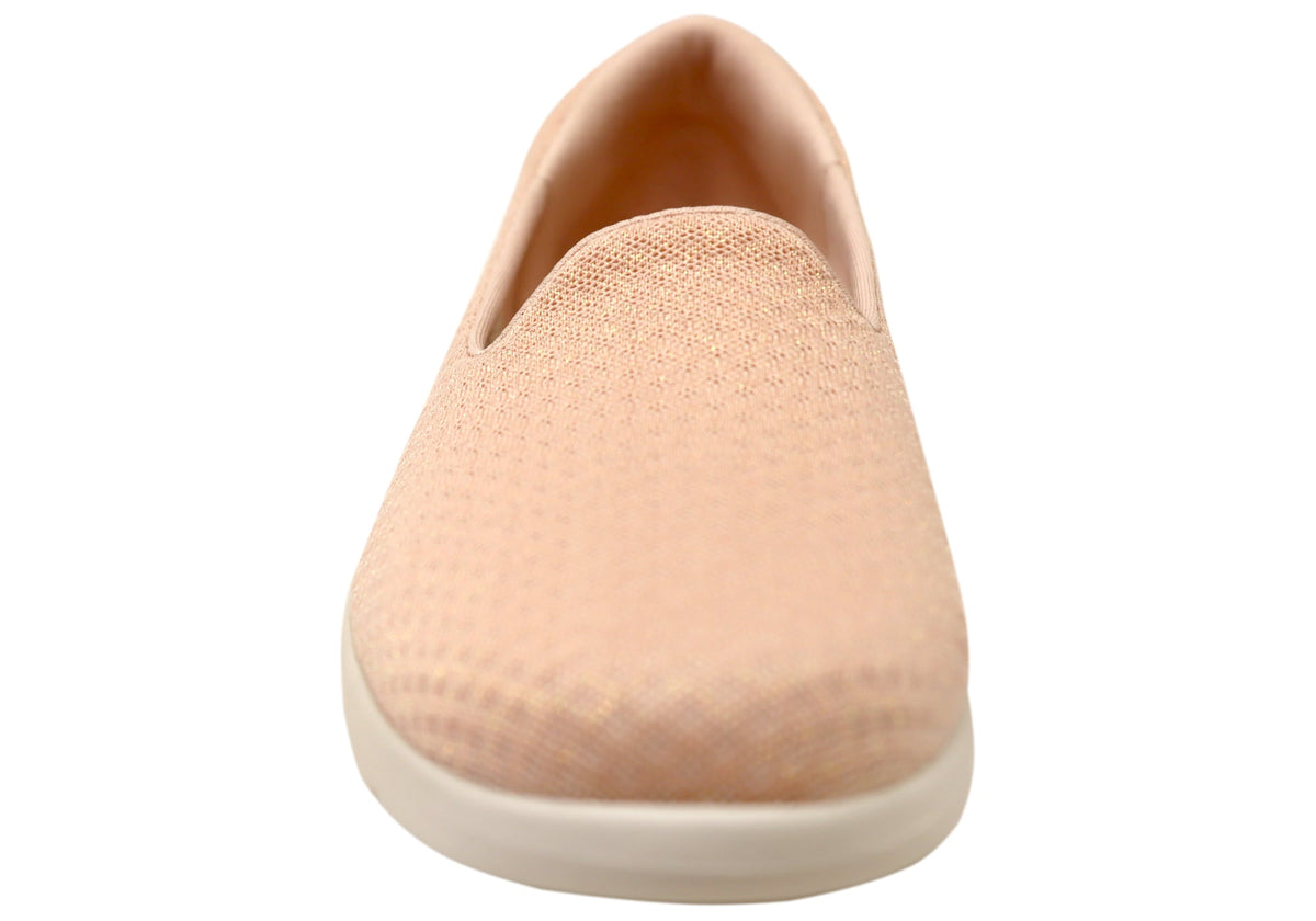Skechers Womens On The Go Flex Charm Comfortable Shoes Rose