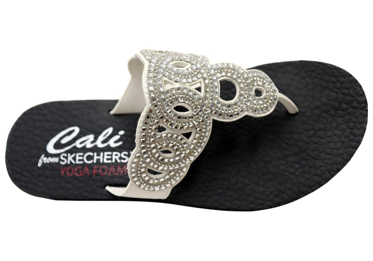 Skechers Womens Meditation Limitless Glamorous Thongs Sandals