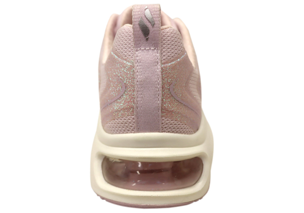 Skechers Womens Tres Air Uno Glit Airy Comfortable Lace Up Shoes