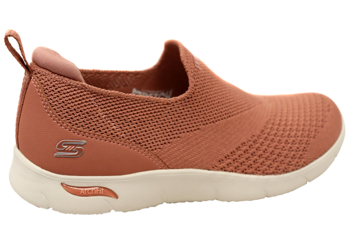 Skechers Womens Arch Fit Refine Don't Go Comfortable Slip On Shoes