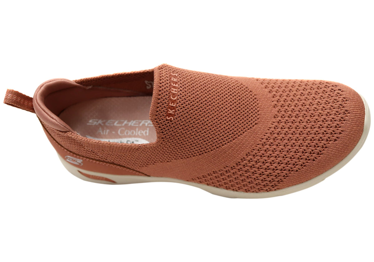 Skechers Womens Arch Fit Refine Don't Go Comfortable Slip On Shoes