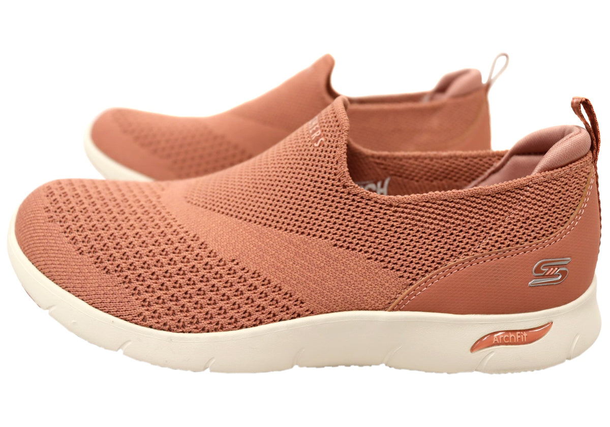 Skechers Womens Arch Fit Refine Don't Go Comfortable Slip On Shoes