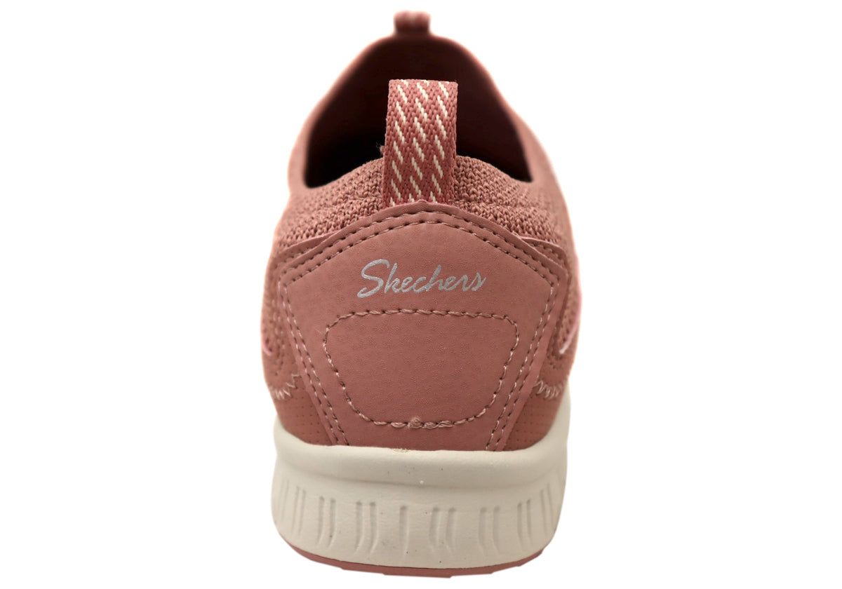Skechers Womens Be Cool My Goals Comfortable Slip On Shoes