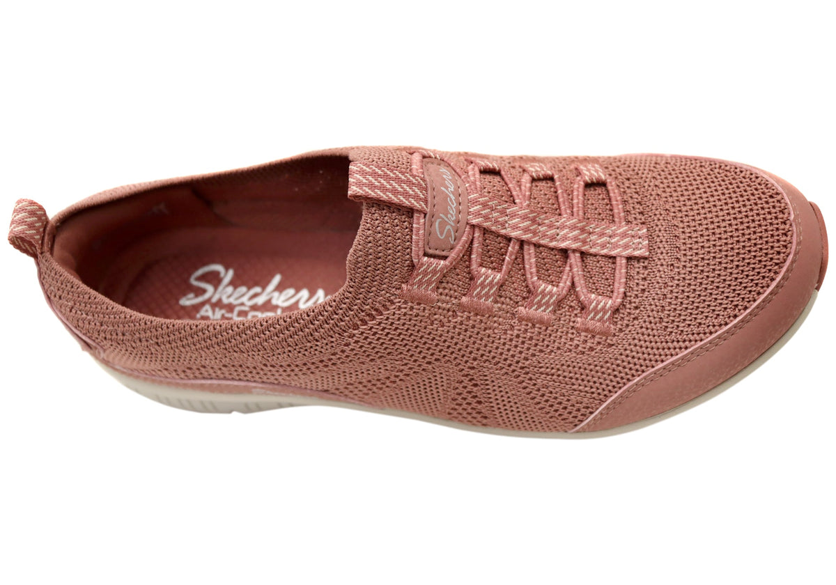 Skechers Womens Be Cool My Goals Comfortable Slip On Shoes