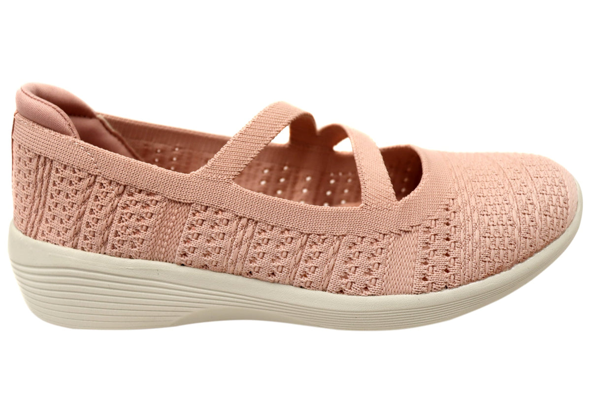 Skechers Womens Arya Blissful Comfortable Mary Jane Shoes