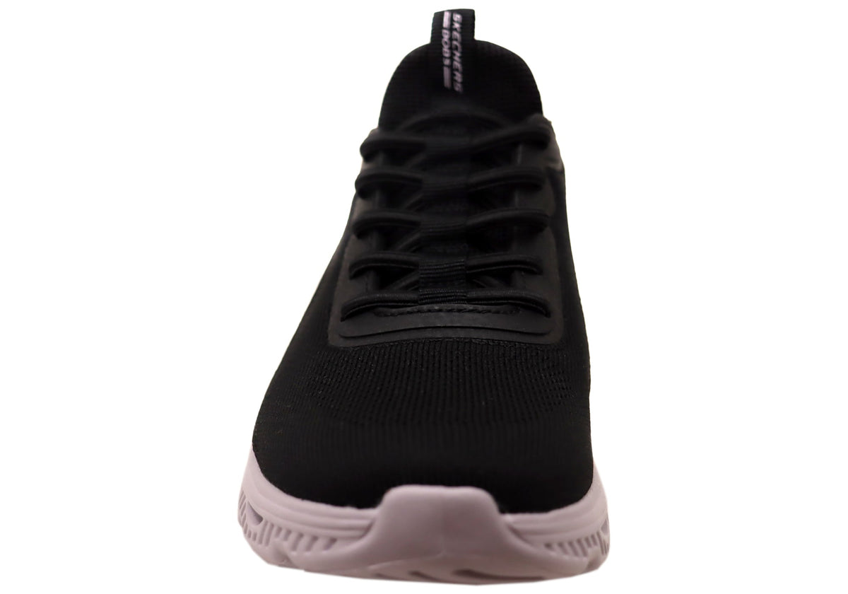 Skechers Womens Slip Ins BOBS Sport Arc Waves Comfortable Shoes