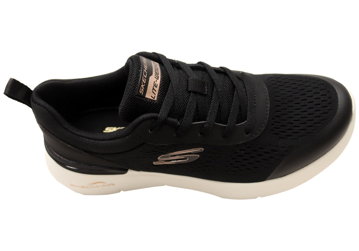 Skechers Womens Skech Air Dynamight 2.0 New Heights Shoes Black