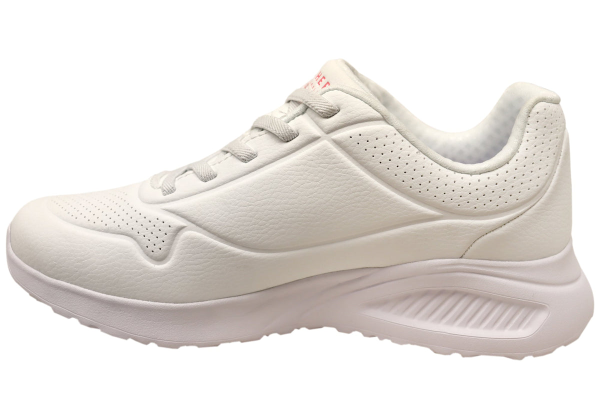Skechers Womens Uno Lite Shinin Hearts Comfortable Shoes