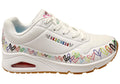 Skechers Womens Uno Love All Round Comfortable Lace Up Shoes