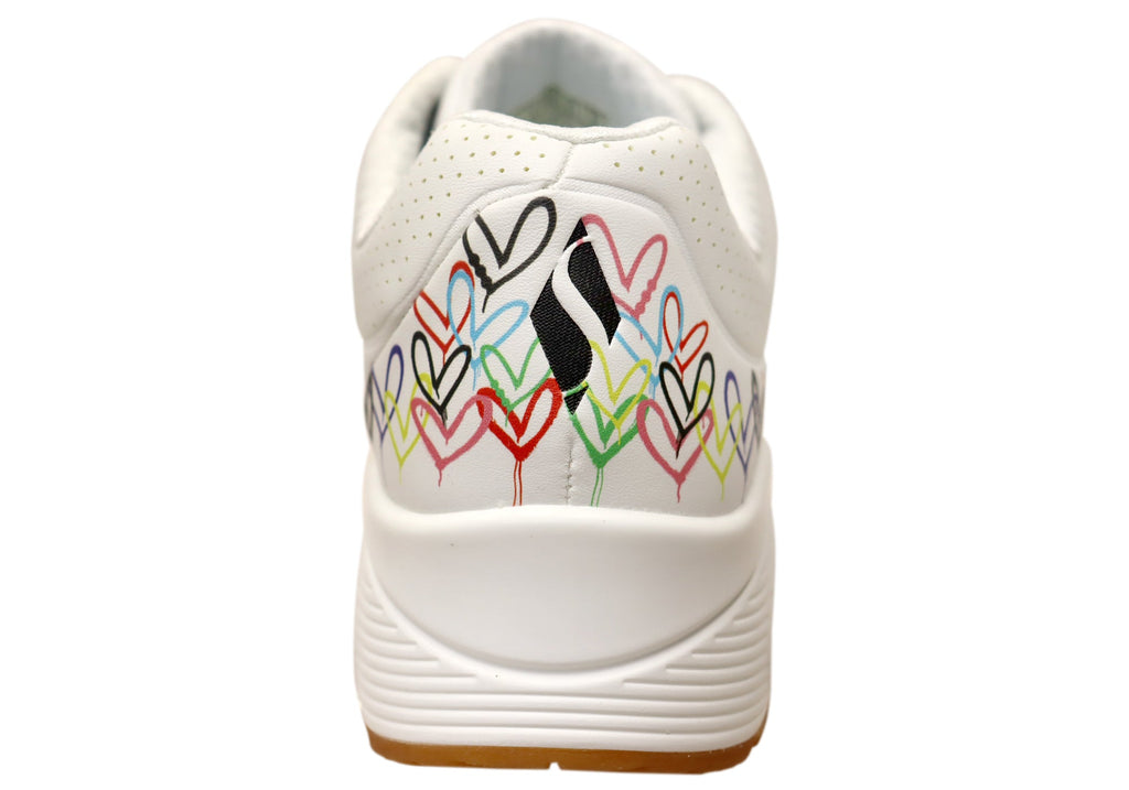 Skechers Womens Uno Love All Round Comfortable Lace Up Shoes