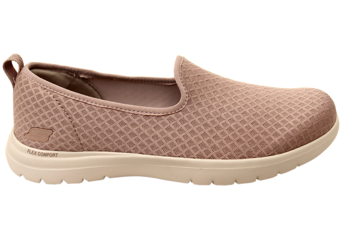 Skechers Womens On The Go Flex Amethyst Comfortable Slip On Shoes