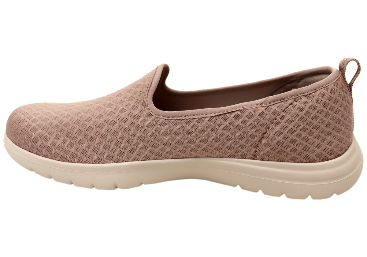 Skechers Womens On The Go Flex Amethyst Comfortable Slip On Shoes