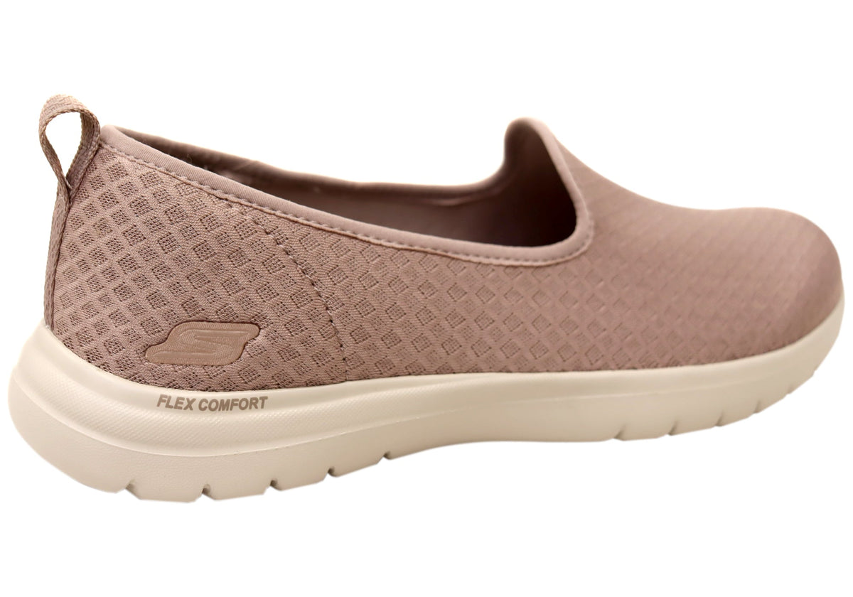 Skechers Womens On The Go Flex Amethyst Comfortable Slip On Shoes