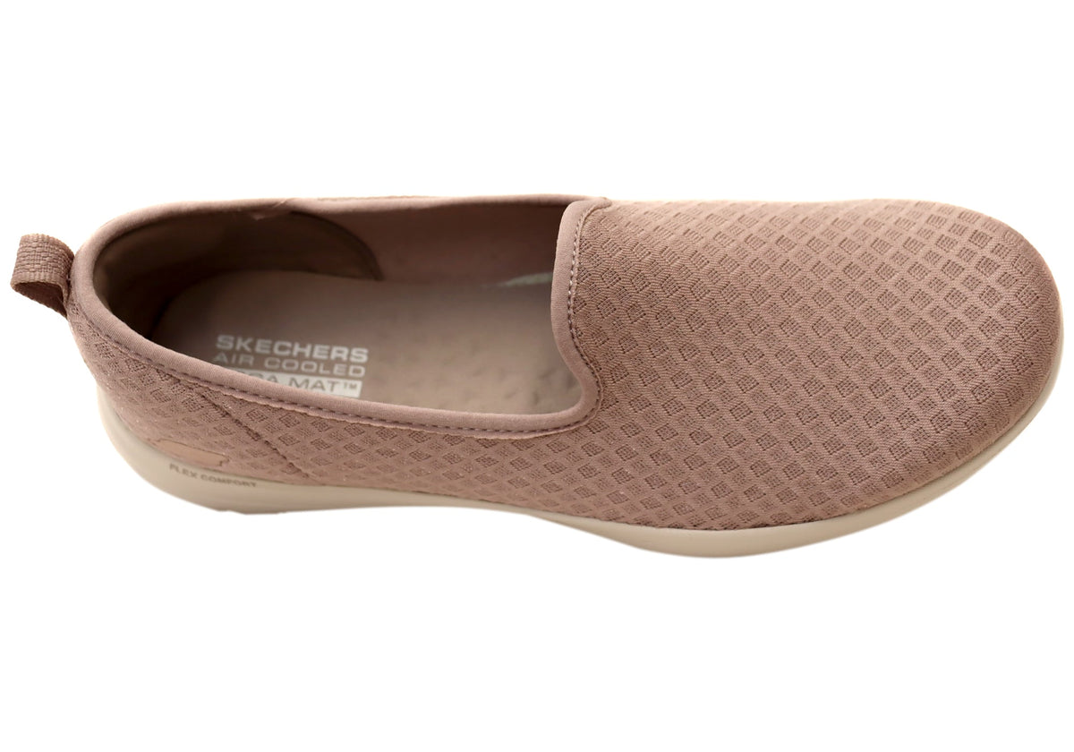 Skechers Womens On The Go Flex Amethyst Comfortable Slip On Shoes
