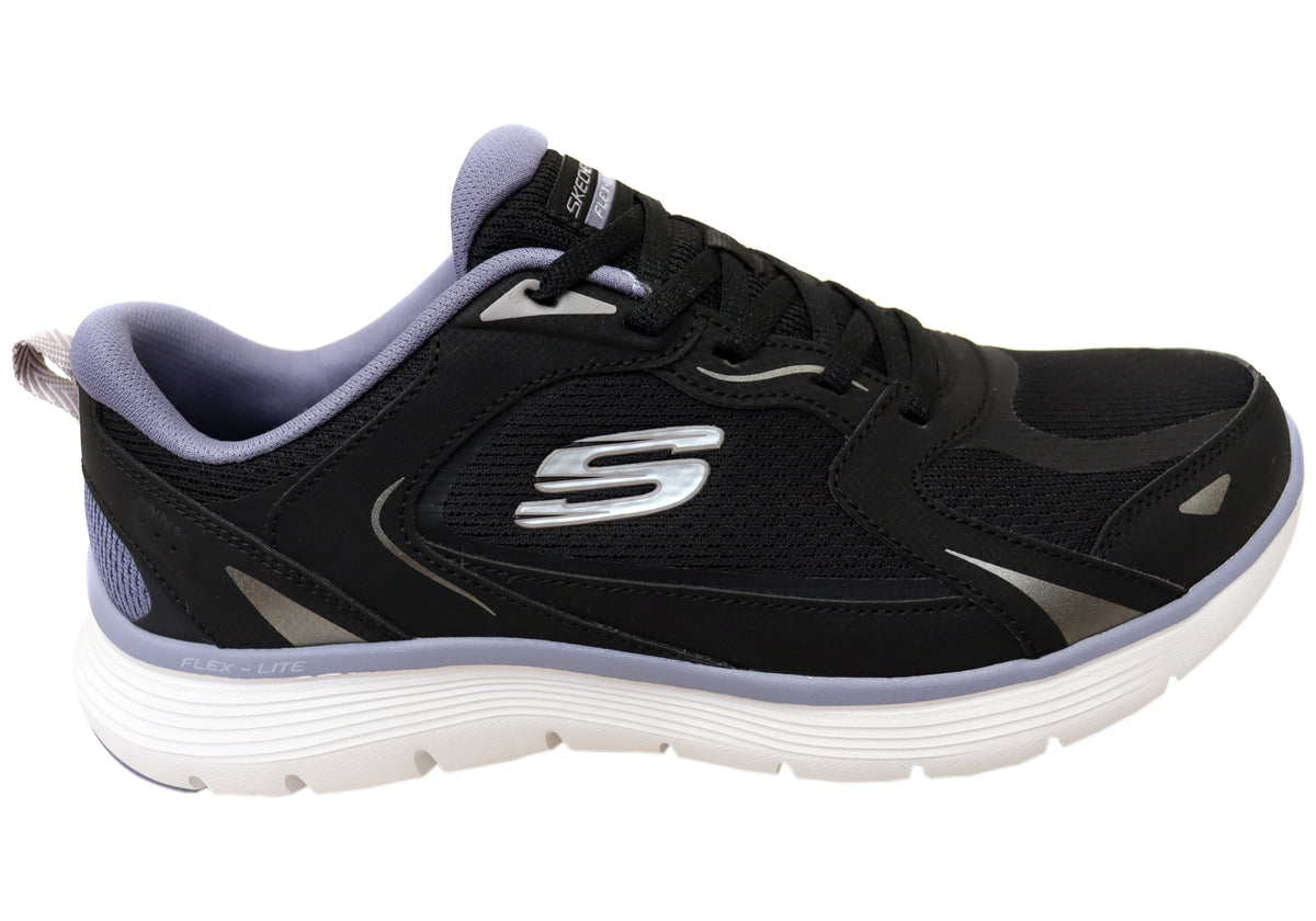 Skechers Womens Flex Appeal 5.0 Retro Rush Lace Up Shoes