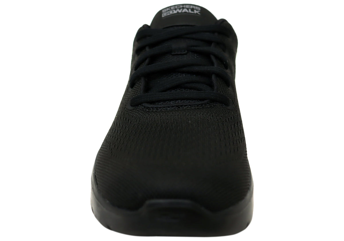 Skechers Womens GO Walk Flex Kali Comfortable Shoes Black Black