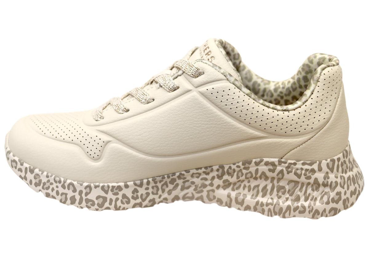 Skechers Womens Uno Lite Subtle Prints Comfortable Shoes