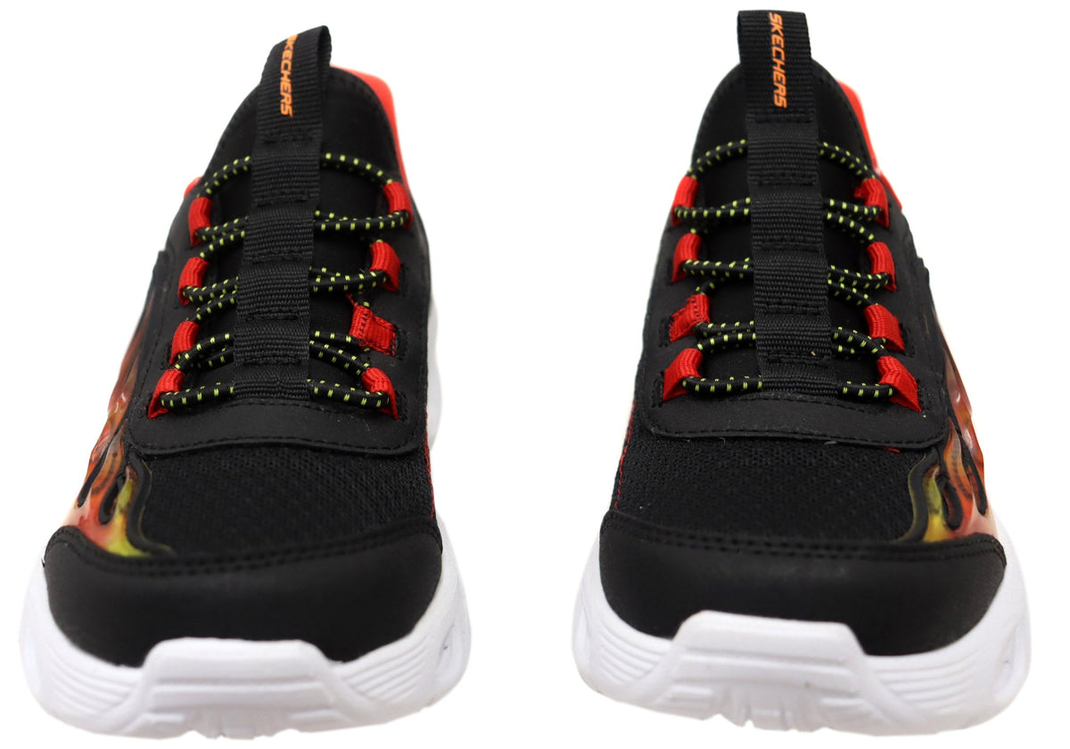 Skechers Kids Boys S Lights Thermo Flash 2.0 Heat Brisk Shoes
