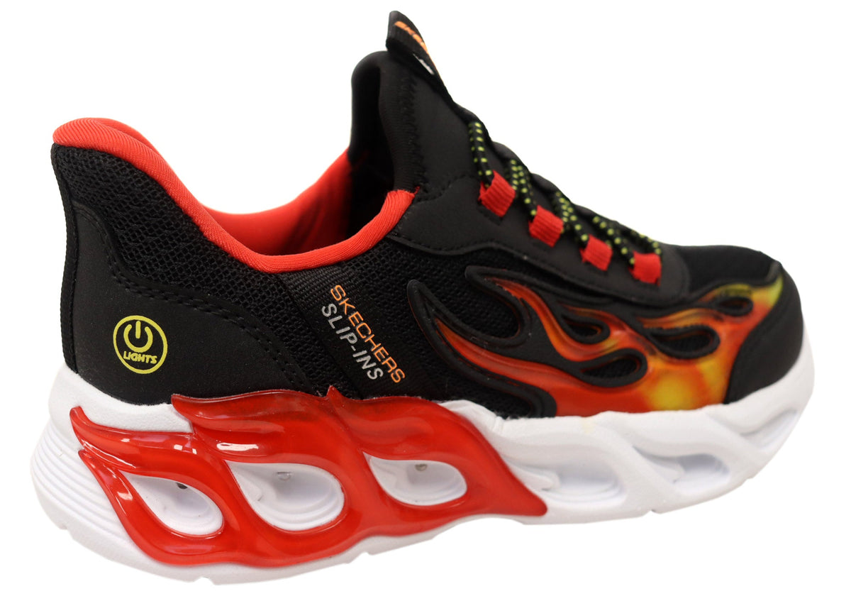 Skechers Kids Boys S Lights Thermo Flash 2.0 Heat Brisk Shoes
