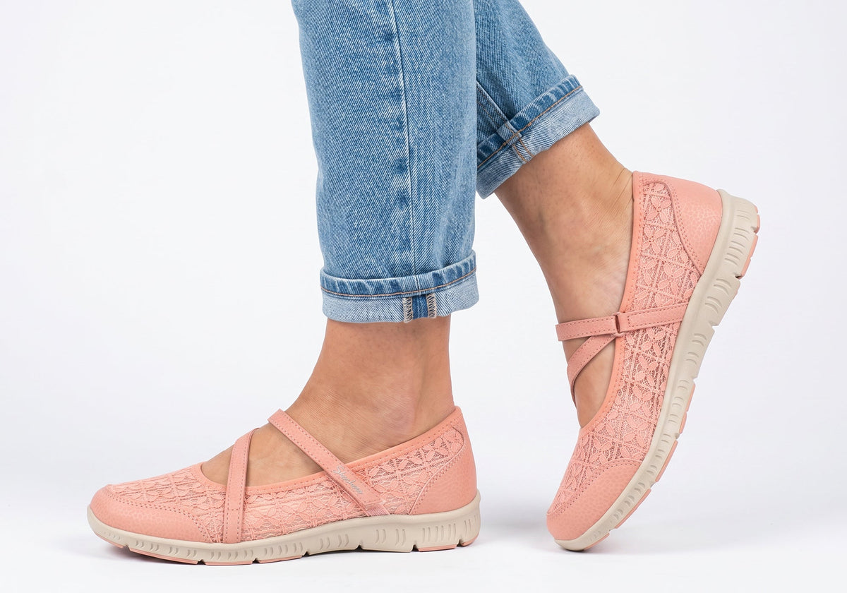 Skechers Womens Comfortable Be Cool Mary Jane Shoes